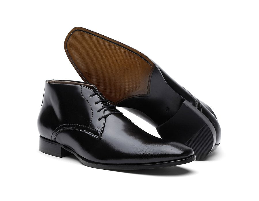 Bota Social Terrara Cromo Argentino Preto - 005781CRMPTO