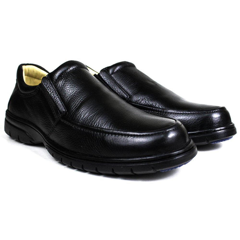 Sapato Casual Conforto Couro Floater Preto - GP3040FLOPTO