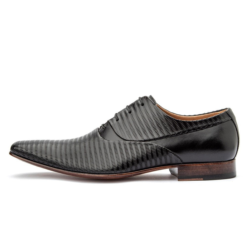 Sapato Social Masculino Oxford Couro Frequencia Preto - GIB328FRQPTO