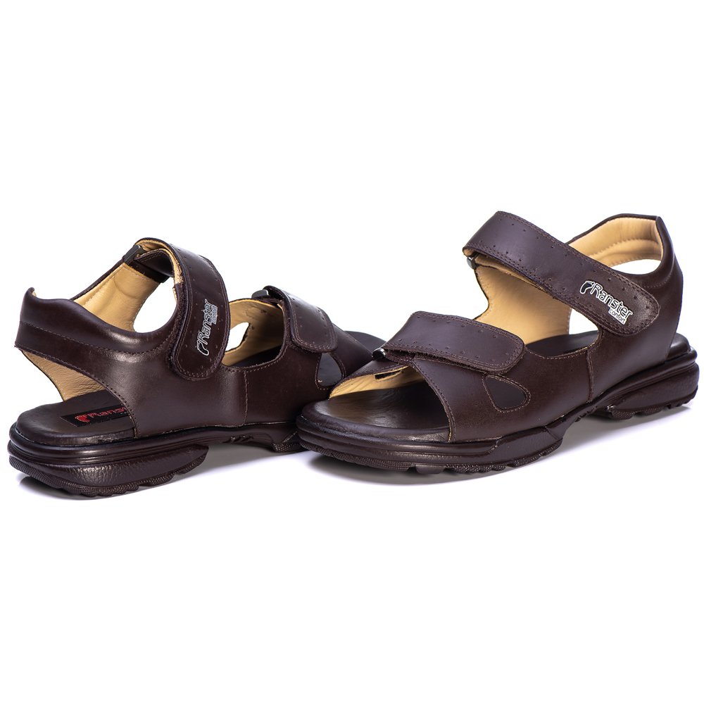 Sandália Masculina Conforto Couro - RT0800MSTCFE