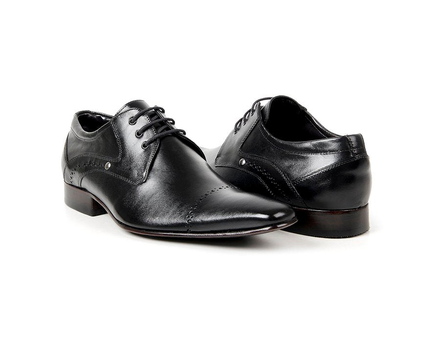 Sapato Social Masculino Couro Preto - GIB377NPAPTO