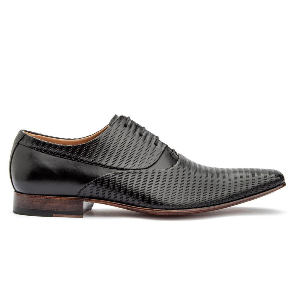Sapato Social Masculino Oxford Couro Frequencia Preto - GIB328FRQPTO
