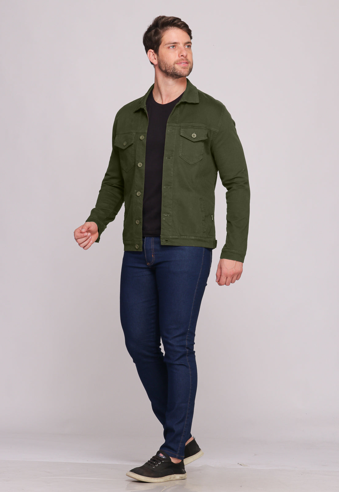 Jaqueta 7923 Verde Musgo Sarja