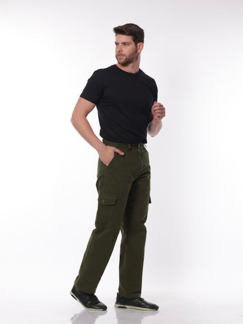 Calça Macaw Sarja 7888 Verde Musgo